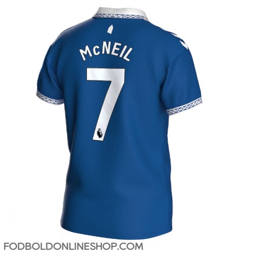 Everton Dwight McNeil #7 Hjemmebanetrøje 2023-24 Kortærmet
